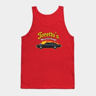 Torettos Muscle Car Garage Tank Top